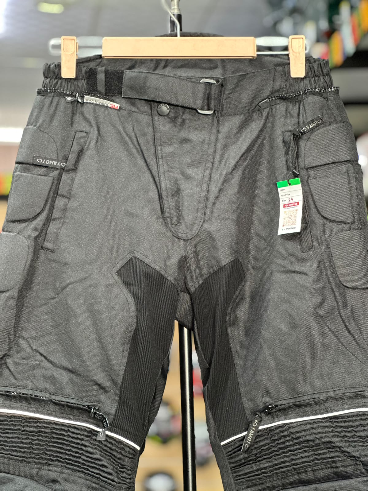 GOYAMOTO TOURING RIDING PANT WITH LEVEL 2 PROTECTION SIZE 34 WAIST - Image 4