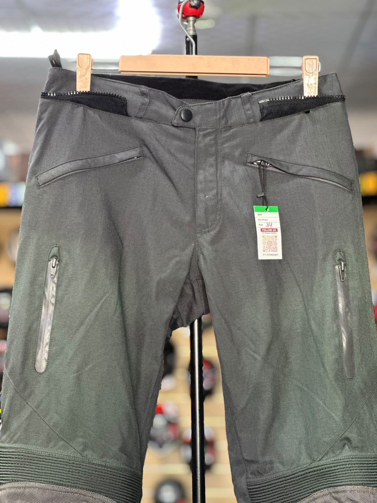 VANUCCI TOURING RIDING PANT WITH LEVEL 2 PROTECTION SIZE 34 WAIST - Image 6