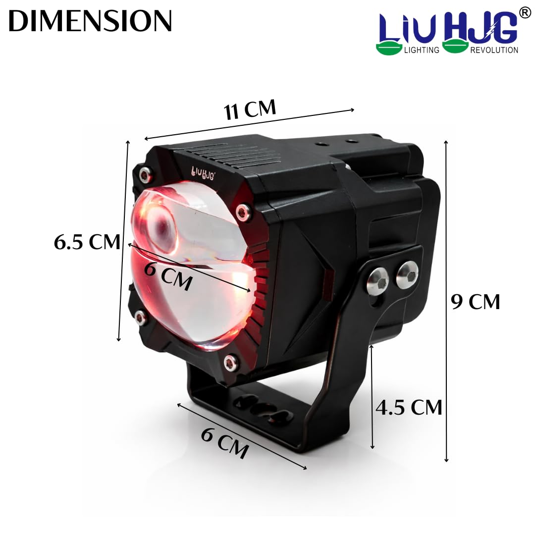 LIU HJG 120W Fog Lights Dual Lens - Image 2
