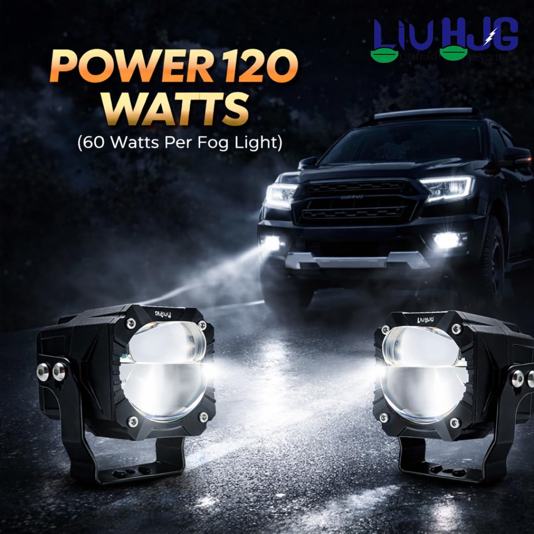 LIU HJG 120W Fog Lights Dual Lens - Image 8