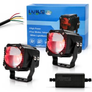 LIU HJG 120W Fog Lights Dual Lens