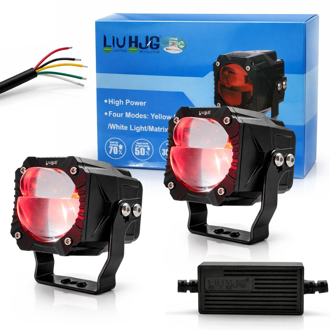 LIU HJG 120W Fog Lights Dual Lens