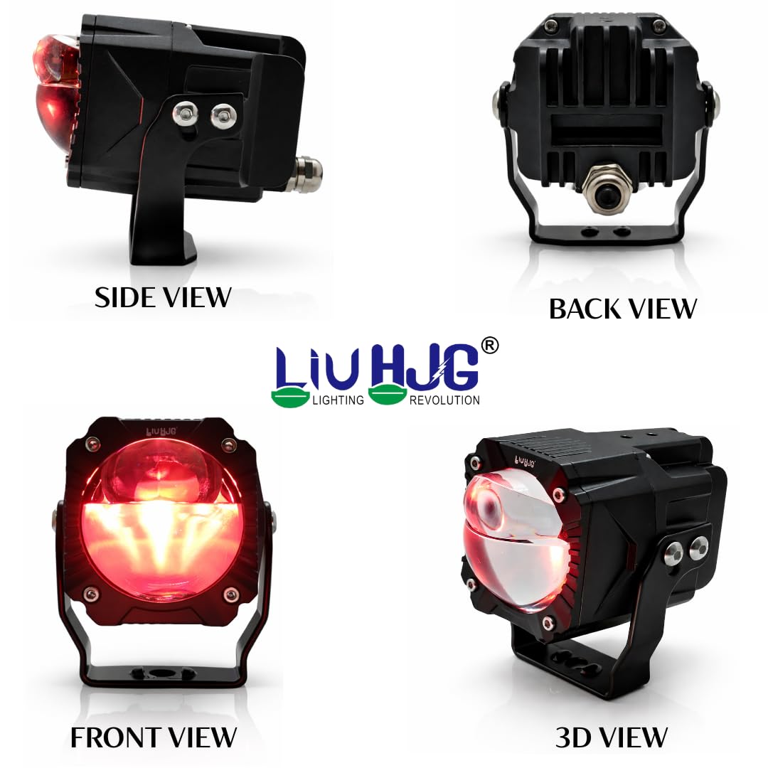 LIU HJG 120W Fog Lights Dual Lens - Image 3