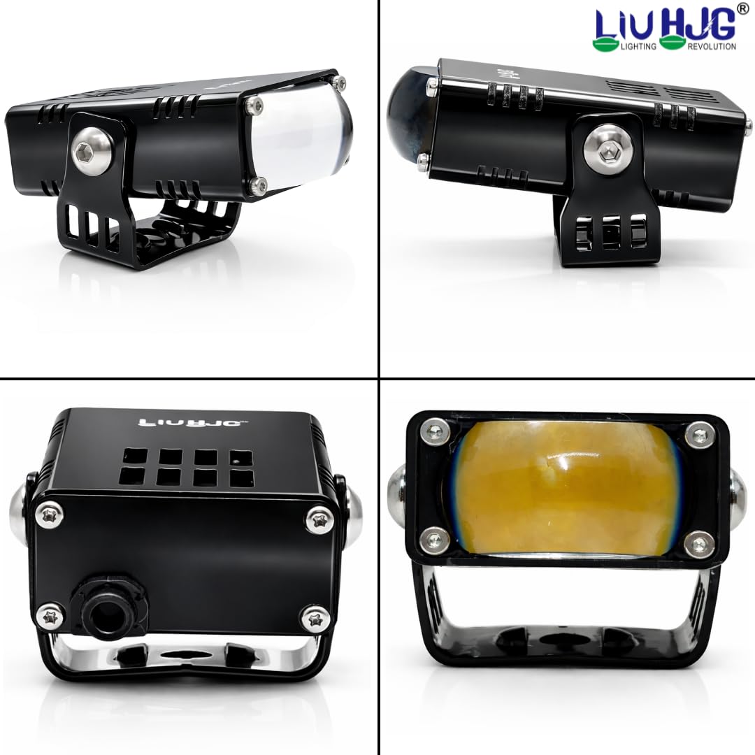 LIU HJG Yellow White & Devil Eye Slim Drive Fog Light - Image 3
