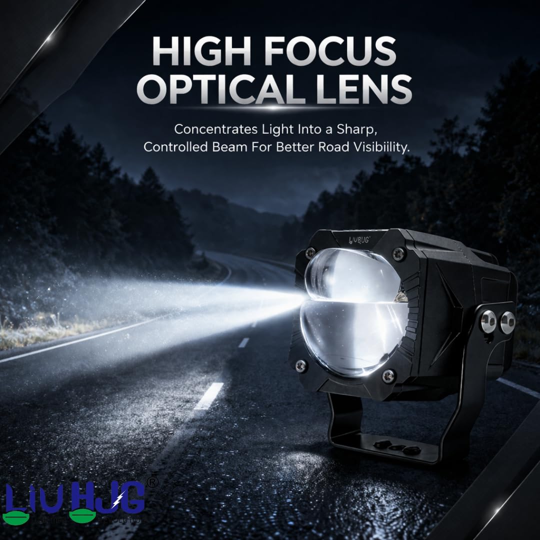 LIU HJG 120W Fog Lights Dual Lens - Image 7