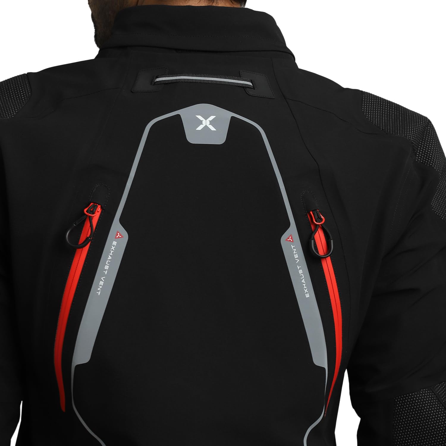 ROYAL ENFIELD ADVENTURER XT RIDING JACKET RED - Image 9