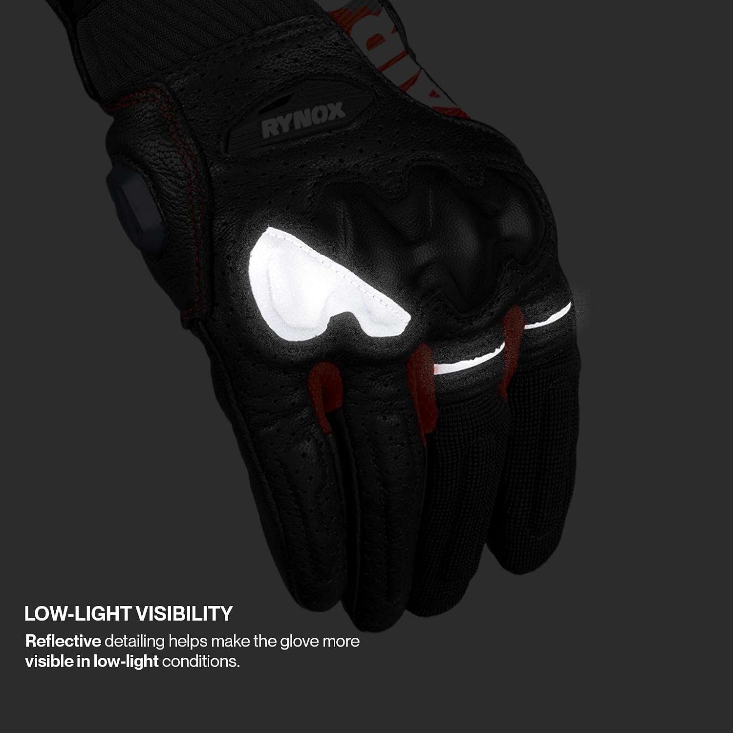 Rynox Air GT 2 Motorcycle Riding Gloves - Black Hi-Viz Green - Image 8
