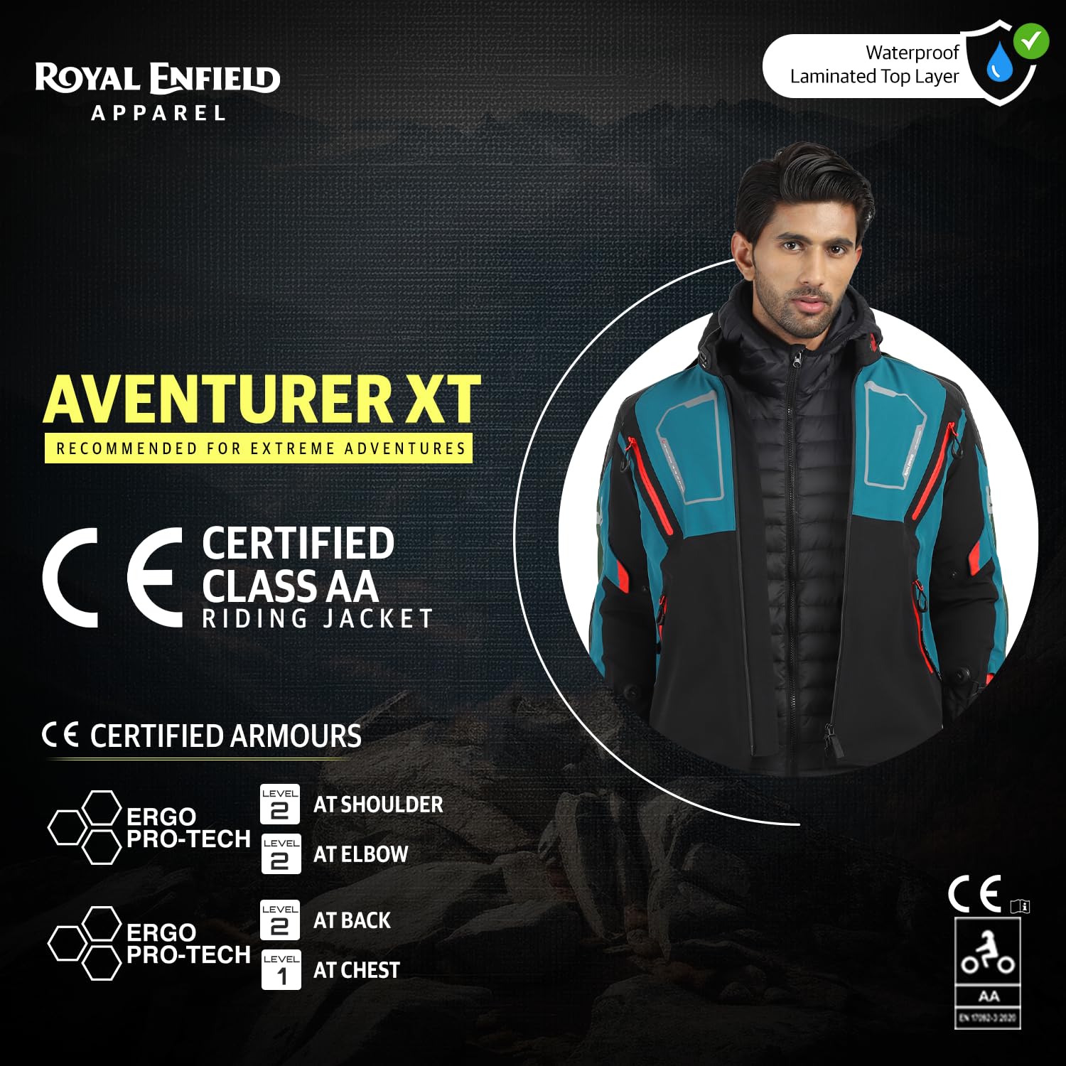ROYAL ENFIELD ADVENTURER XT RIDING JACKET - Image 3