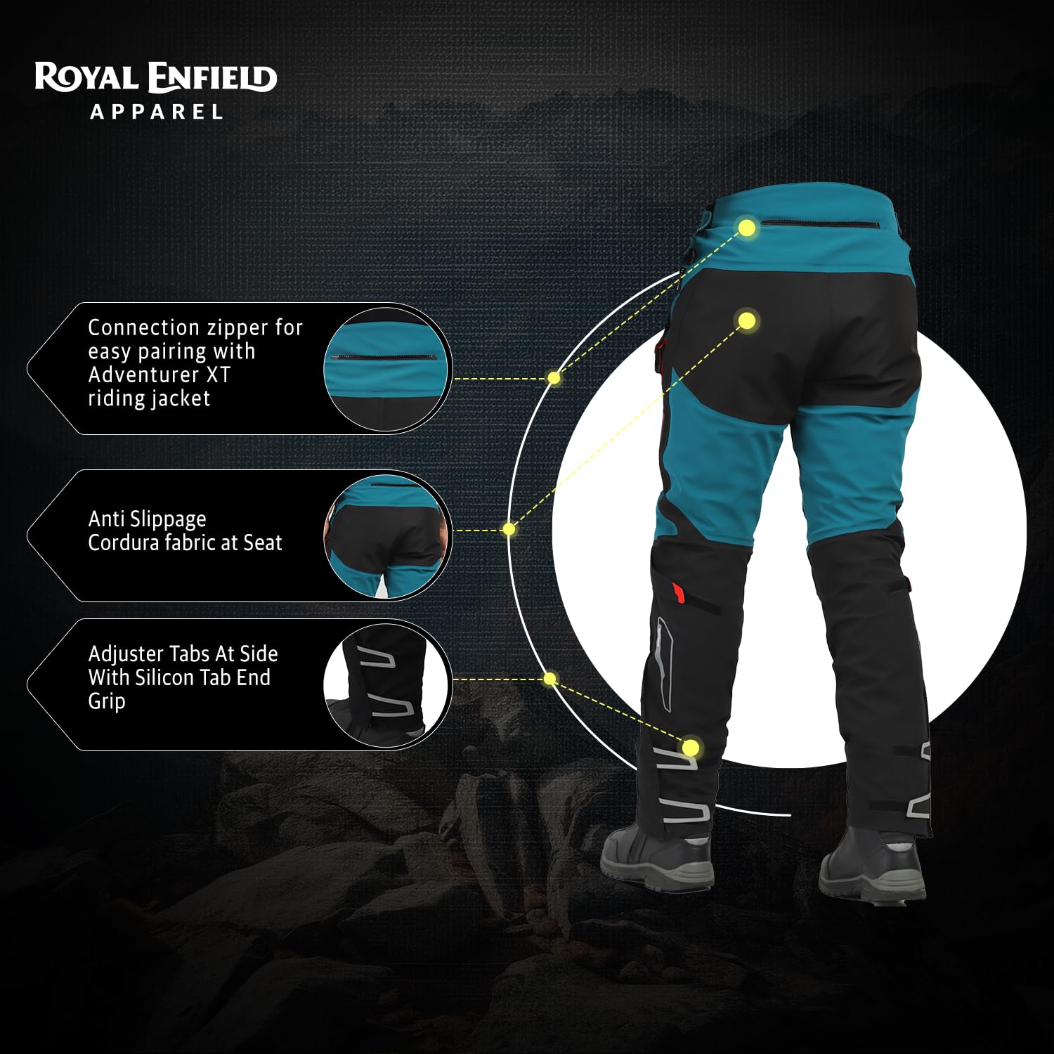 ROYAL ENFIELD ADVENTURER XT RIDING TROUSER - Image 7