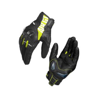 Rynox Air GT 2 Motorcycle Riding Gloves - Black Hi-Viz Green