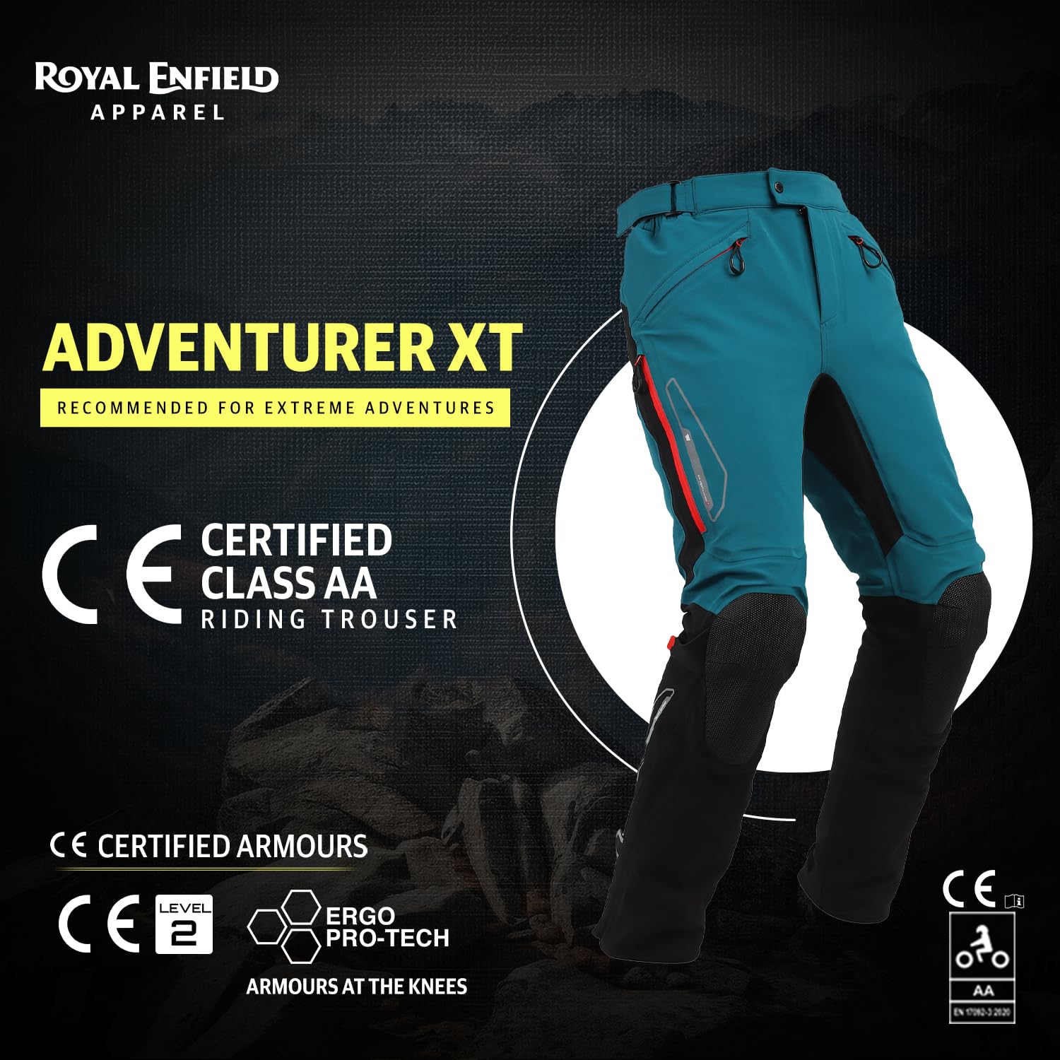 ROYAL ENFIELD ADVENTURER XT RIDING TROUSER - Image 4
