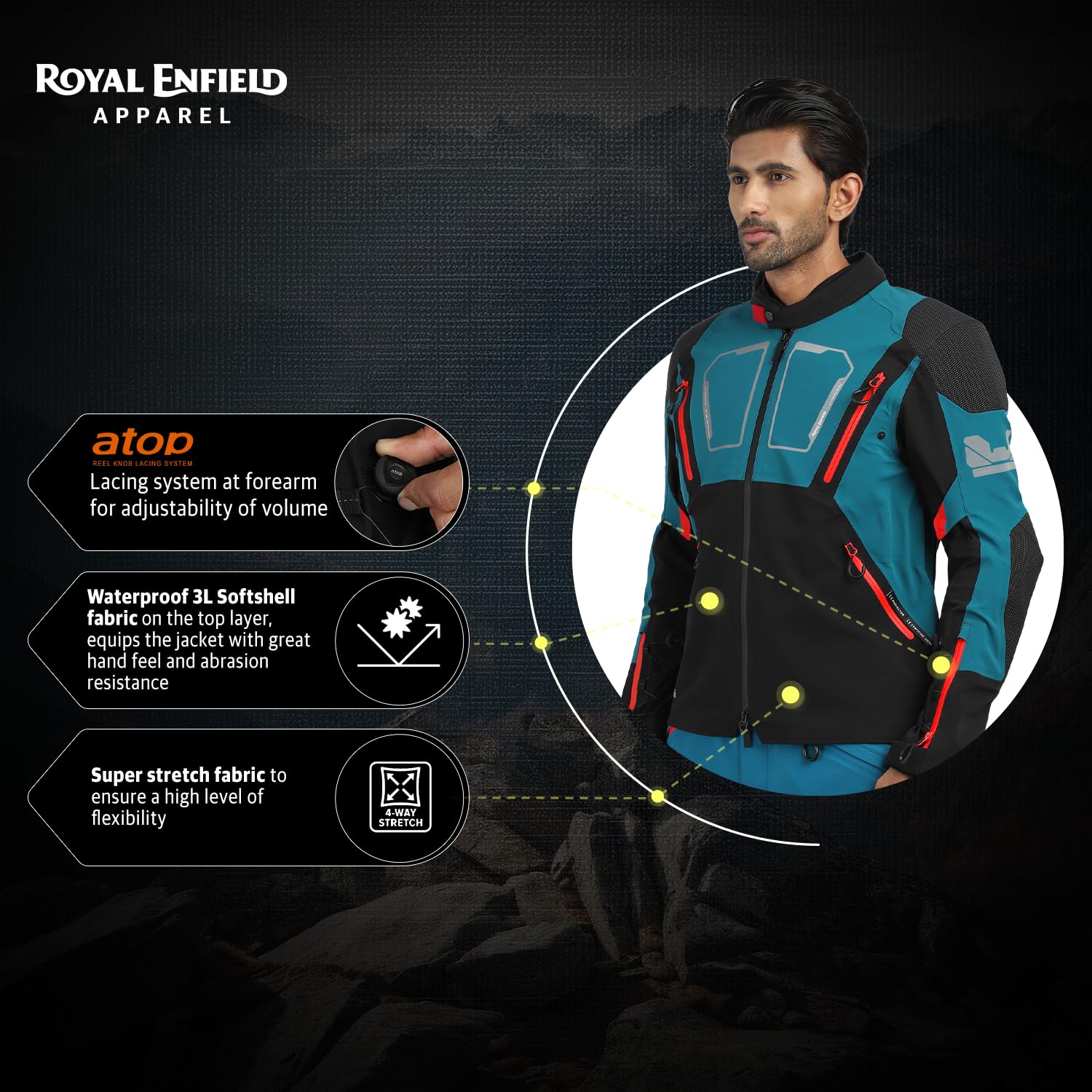 ROYAL ENFIELD ADVENTURER XT RIDING JACKET - Image 5