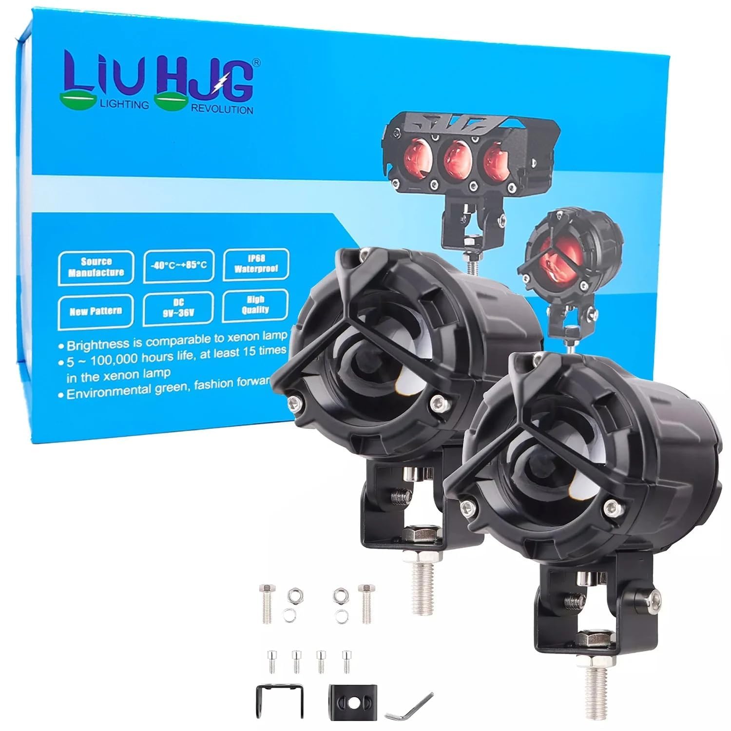 LIU HJG Y type Waterproof LED Fog Lights