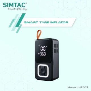 Simtac Portable Digital Tyre Inflator Air Compressor Pump for Car & Bike