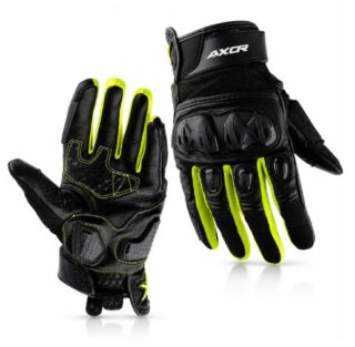 Axor Viper Riding Gloves BLACK NEON GREEN