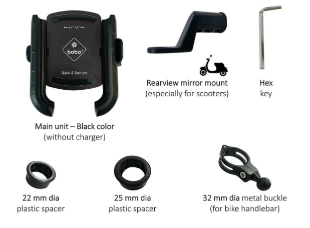 BOBO BM14 HANDLE BAR MOUNT - Image 2