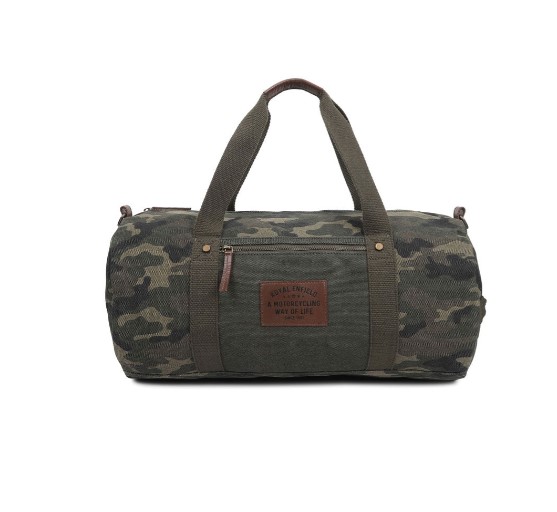 Royal Enfield Duffle Bag Camo Olive - Image 6