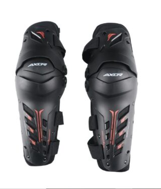 AXOR IMPACT-X KNEE GUARD BLACK RED