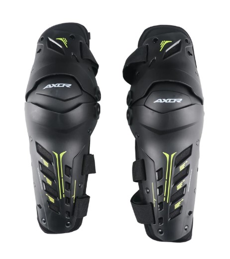 AXOR IMPACT-X KNEE GUARD BLACK NEON YELLOW