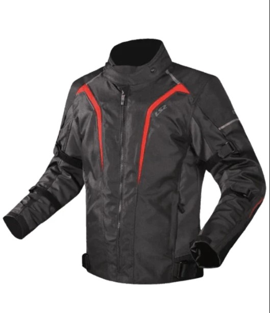 SEPANG JACKET - BLACK RED - CE CLASS A CERTIFIED