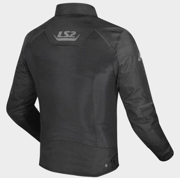 LS2 BREEZE JACKET - BLACK - Image 2