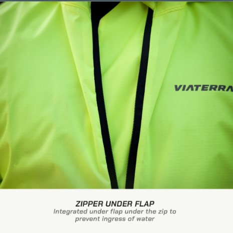 B100 Waterproof Motorcycle Rain Jacket - Image 4