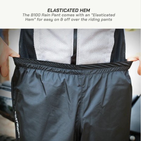 B100 Waterproof Motorcycle Rain Pants - Image 4