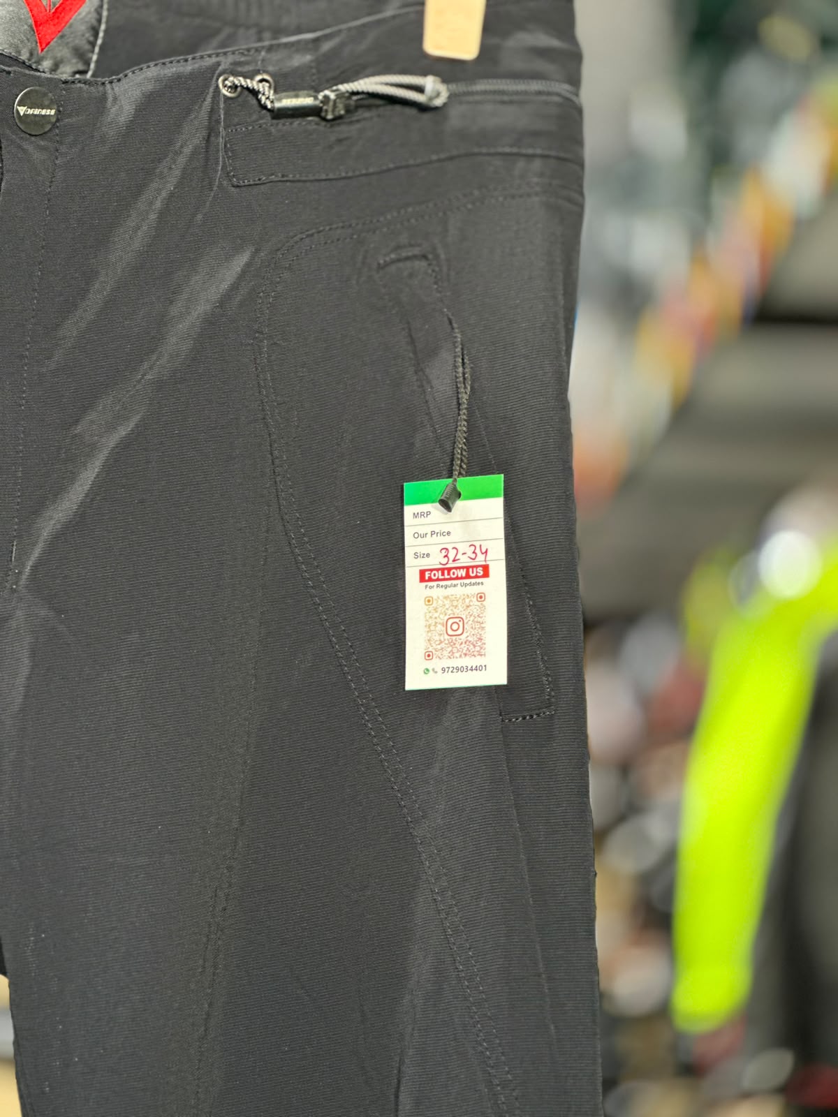DAINESE TOURING RIDING PANT WITH LEVEL 2 PROTECTION SIZE 32 WAIST - Image 5