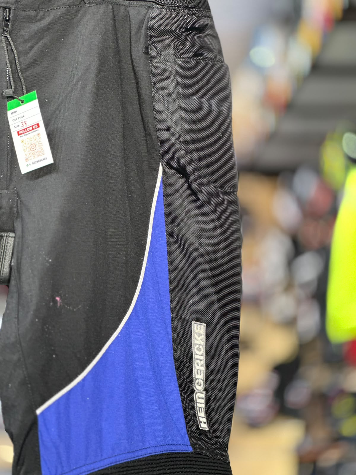 HEIN GERICKE TOURING RIDING PANT WITH LEVEL 2 PROTECTION SIZE 38 WAIST - Image 4