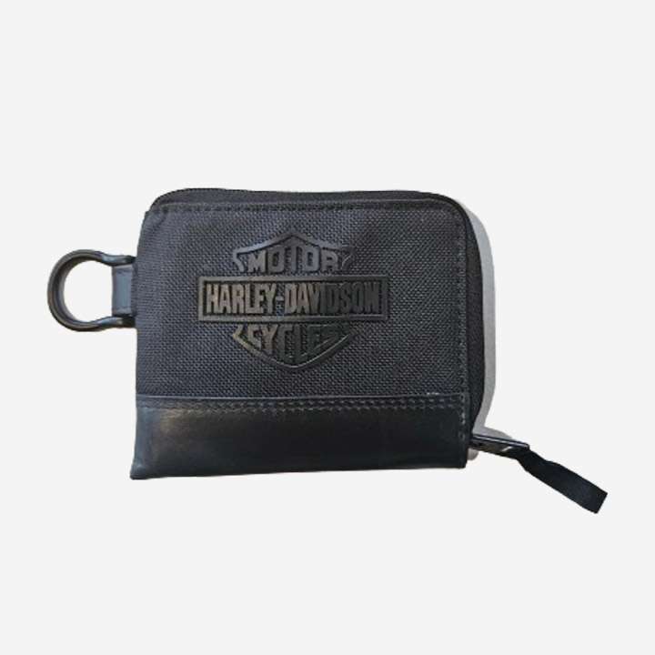 Harley-Davidson Men's Genuine Leather Front Pocket Wallet - Image 2